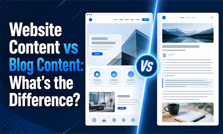 Website Content vs. Blog Content